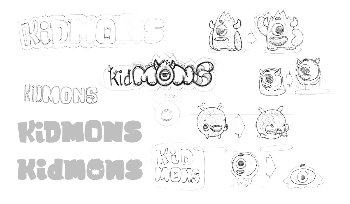 bocetos kidmons